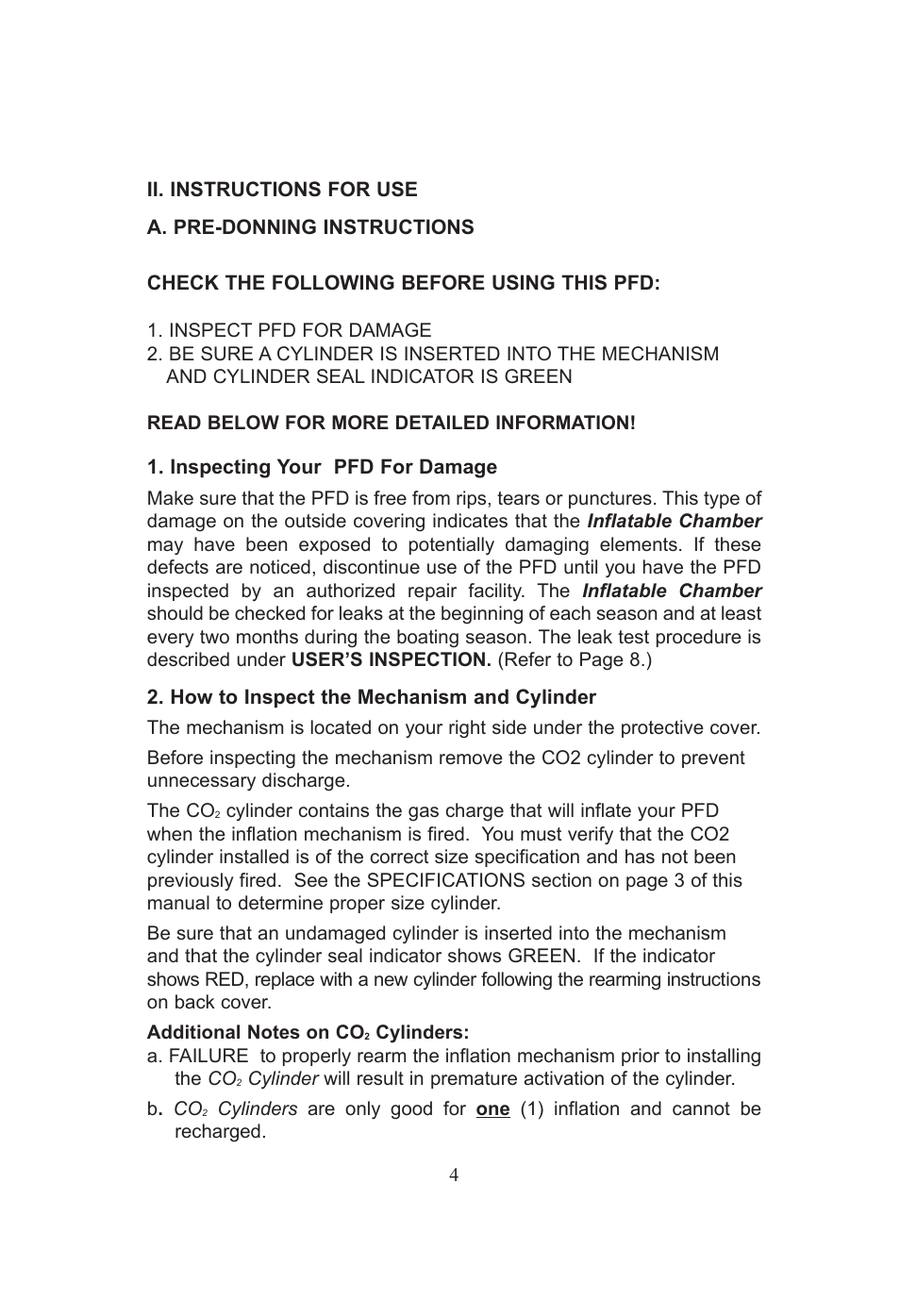 Stearns Safety & Survival 24MSPT-1 User Manual | Page 4 / 16