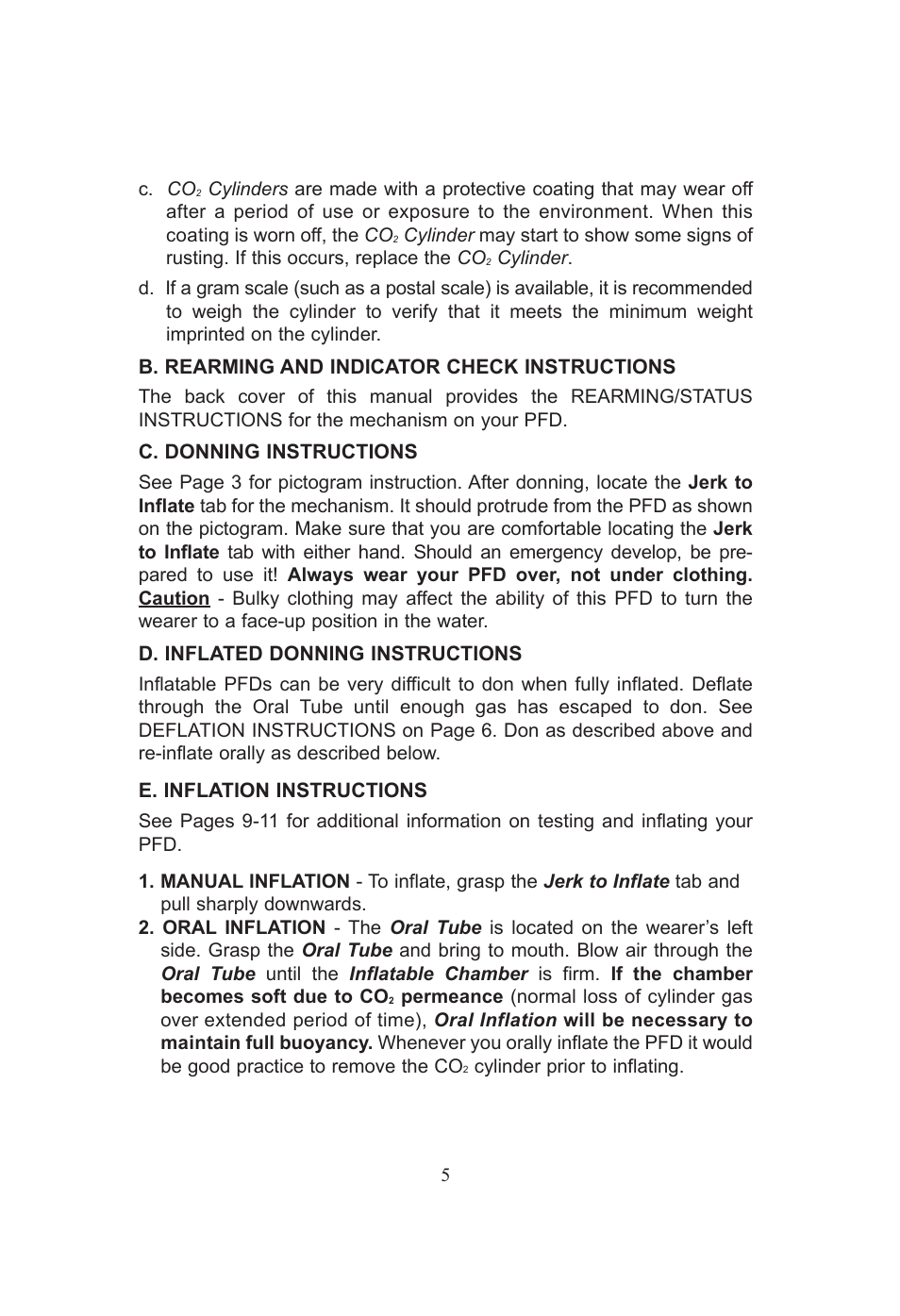 Stearns Safety & Survival 24MSPT-1 User Manual | Page 5 / 16