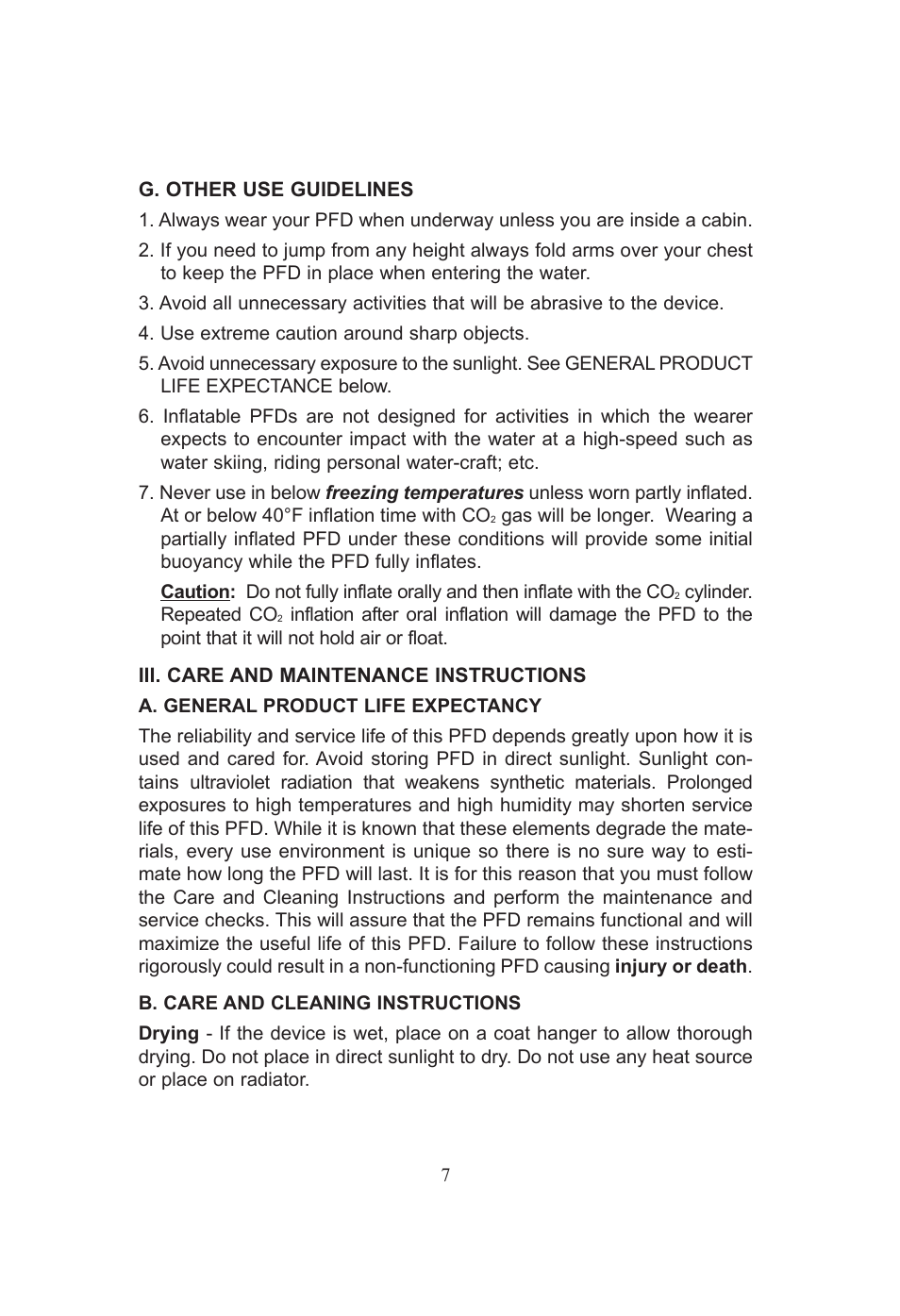 Stearns Safety & Survival 24MSPT-1 User Manual | Page 7 / 16