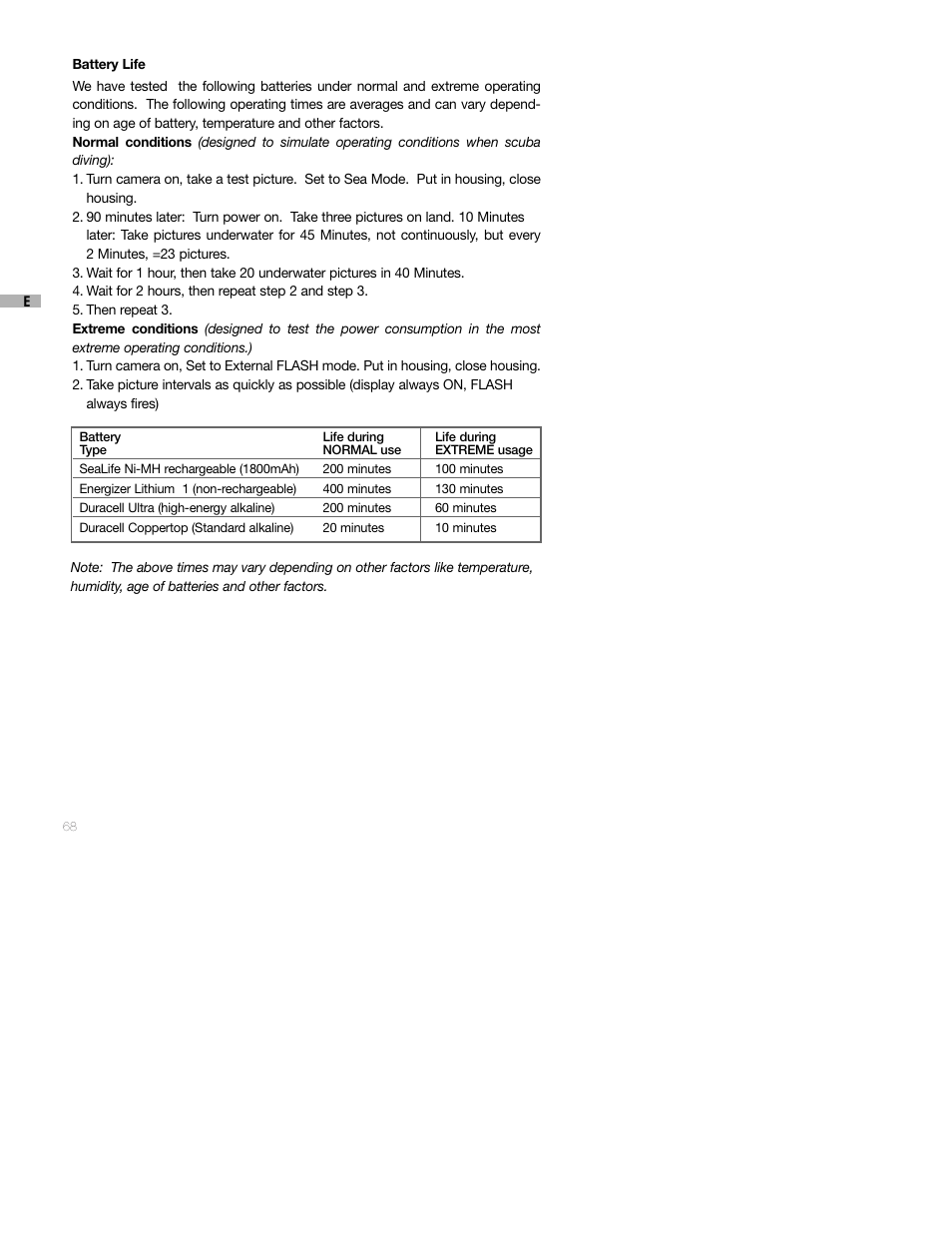 Sealife DC250 User Manual | Page 68 / 71