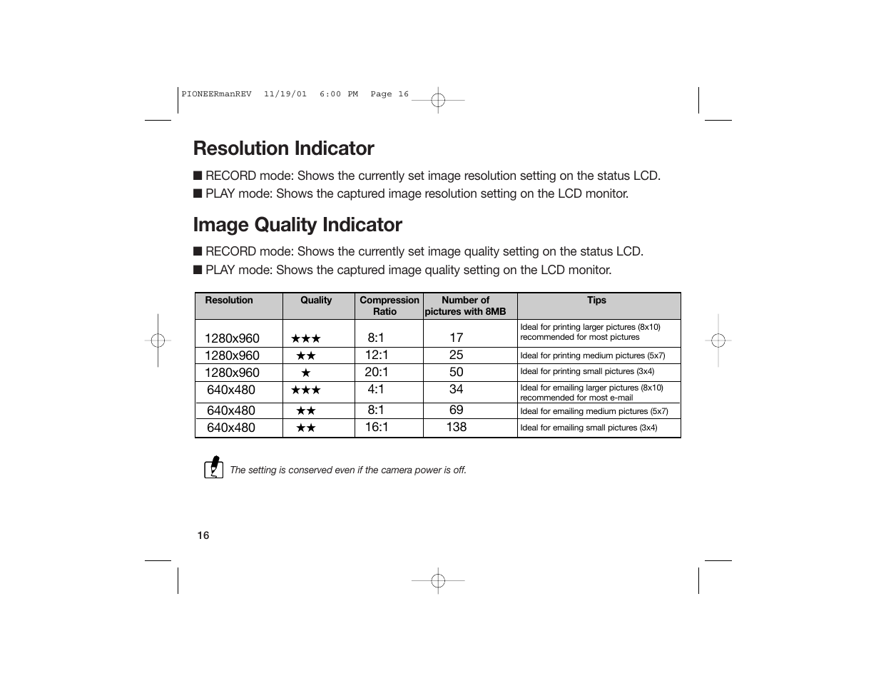Resolution indicator, Image quality indicator | Sealife DC100 User Manual | Page 25 / 66