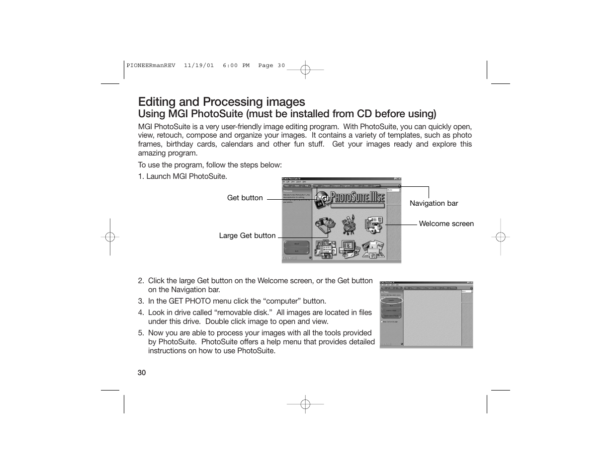 Editing and processing images | Sealife DC100 User Manual | Page 39 / 66