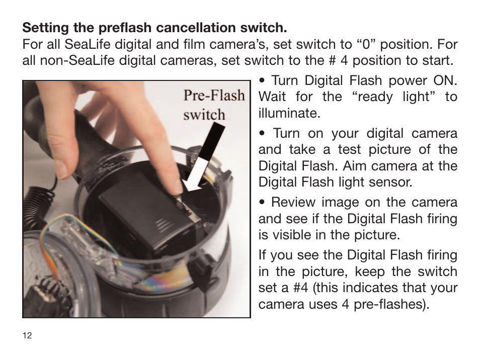 Sealife DIGITAL FLASH User Manual | Page 14 / 60