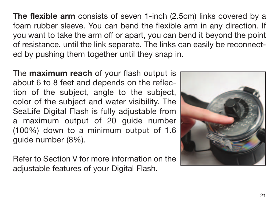 Sealife DIGITAL FLASH User Manual | Page 23 / 60