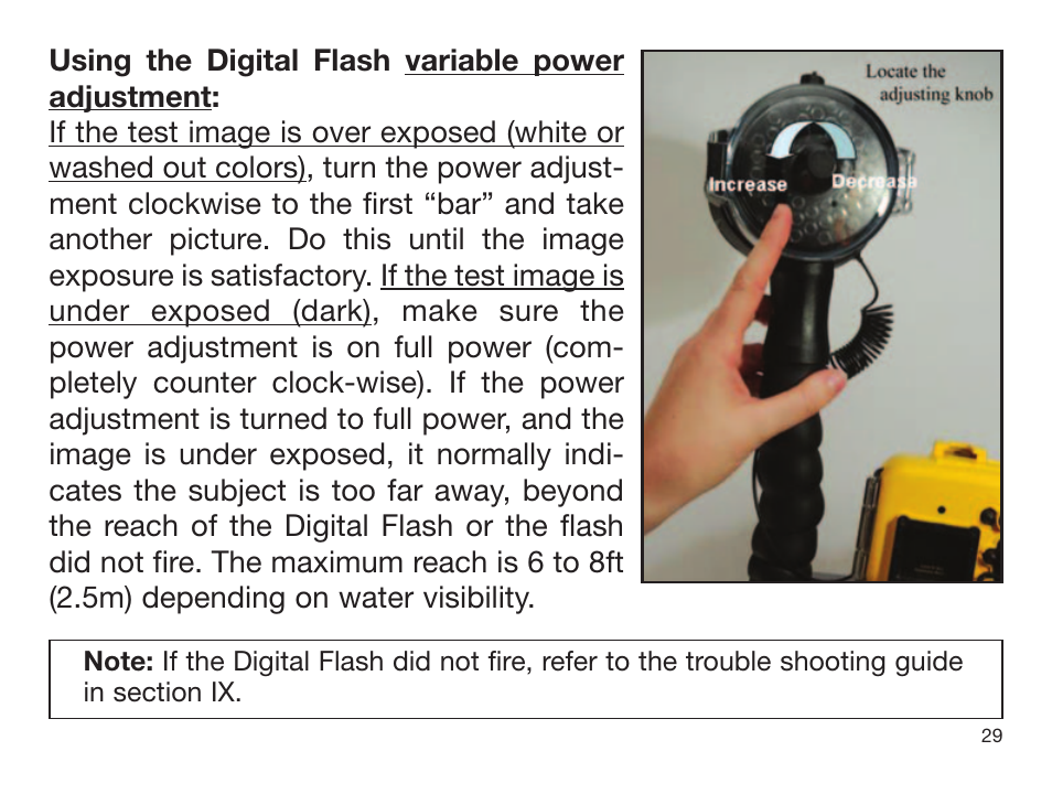 Sealife DIGITAL FLASH User Manual | Page 31 / 60