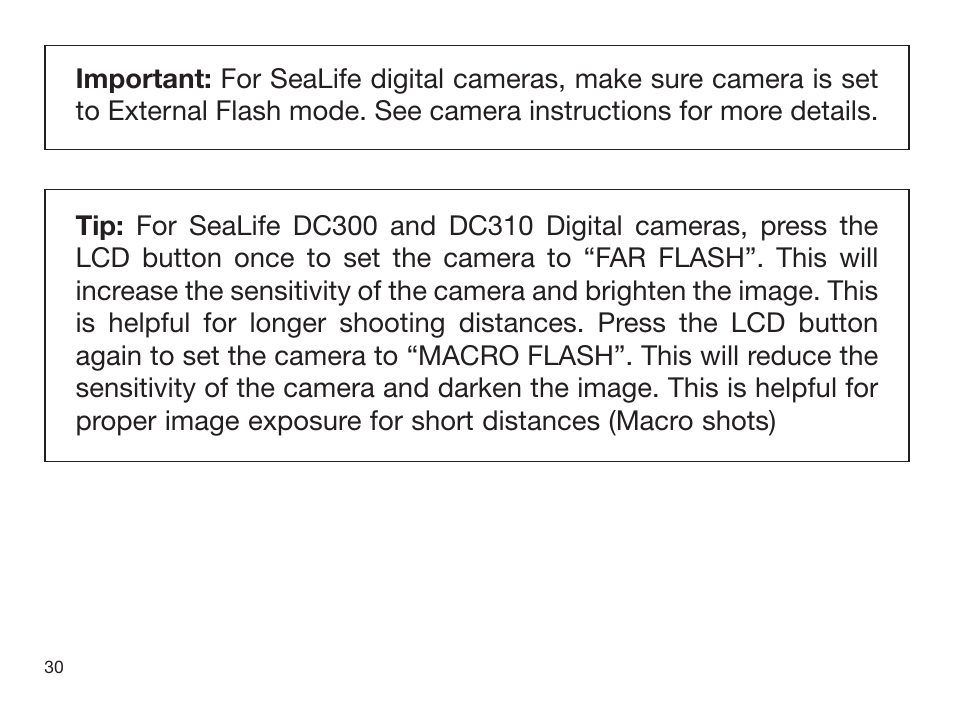 Sealife DIGITAL FLASH User Manual | Page 32 / 60