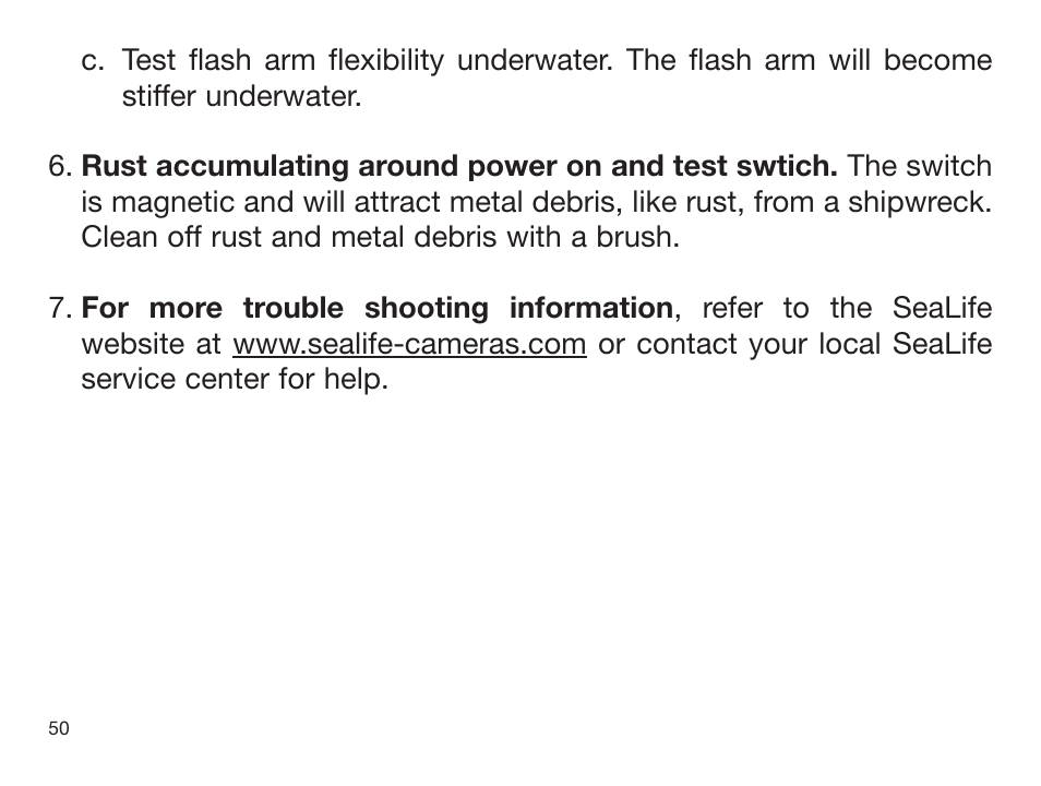 Sealife DIGITAL FLASH User Manual | Page 52 / 60