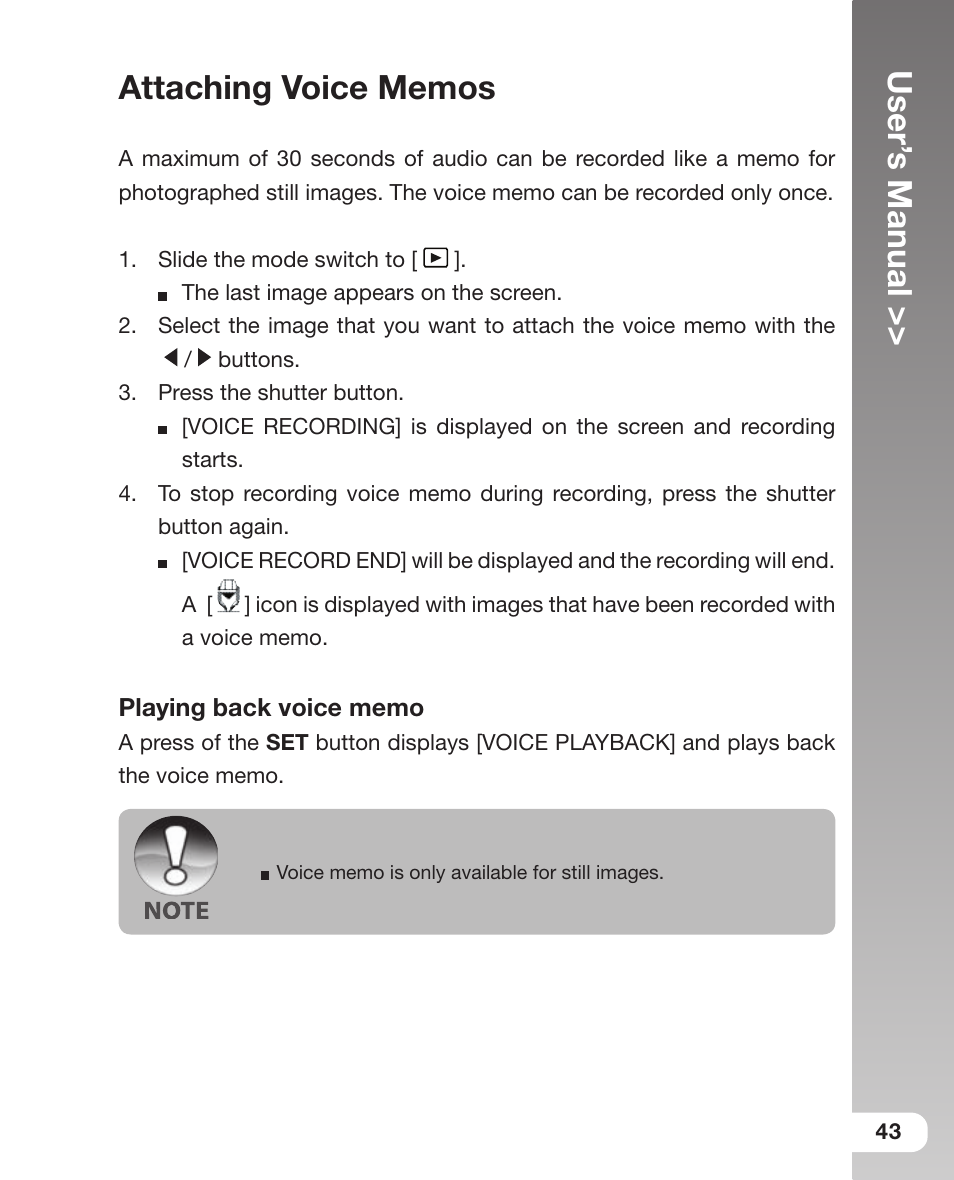 User’ s manual | Sealife DC 600 User Manual | Page 45 / 104