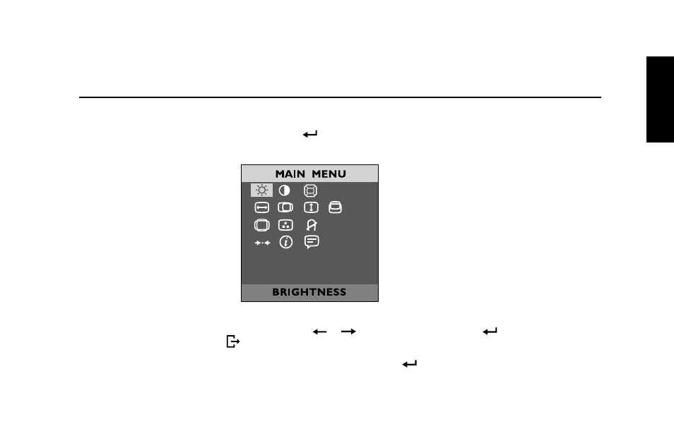 On-screen-display, English | Stoelting Futura 131G User Manual | Page 9 / 22