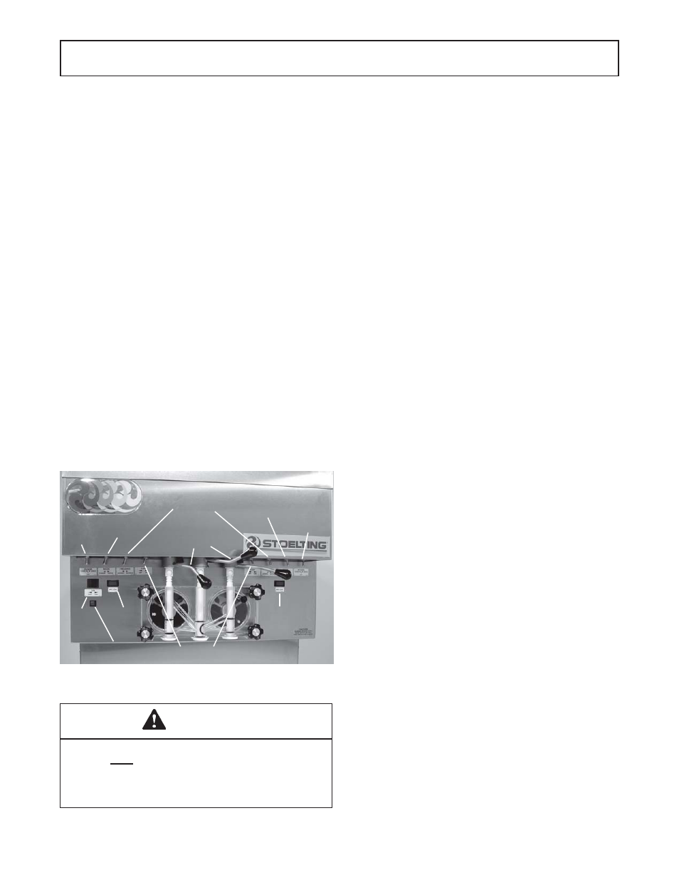 Warning | Stoelting U431 User Manual | Page 17 / 51