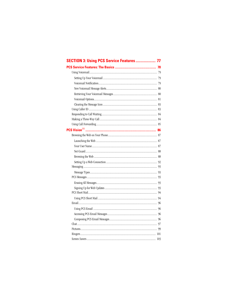 Samsung SPH-N400 User Manual | Page 5 / 131