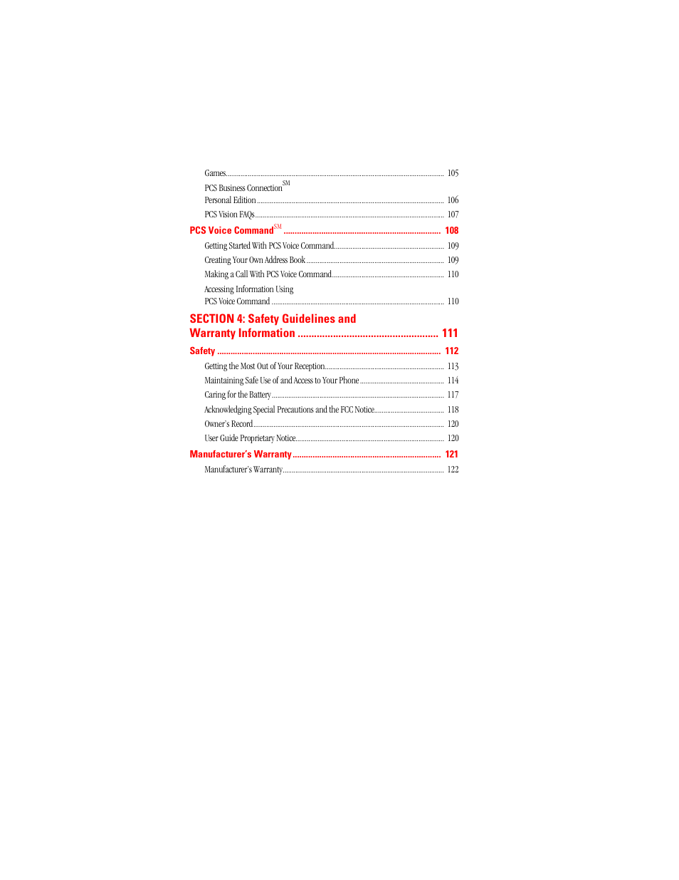 Samsung SPH-N400 User Manual | Page 6 / 131