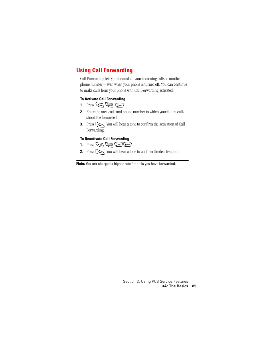 Using call forwarding | Samsung SPH-N400 User Manual | Page 86 / 131