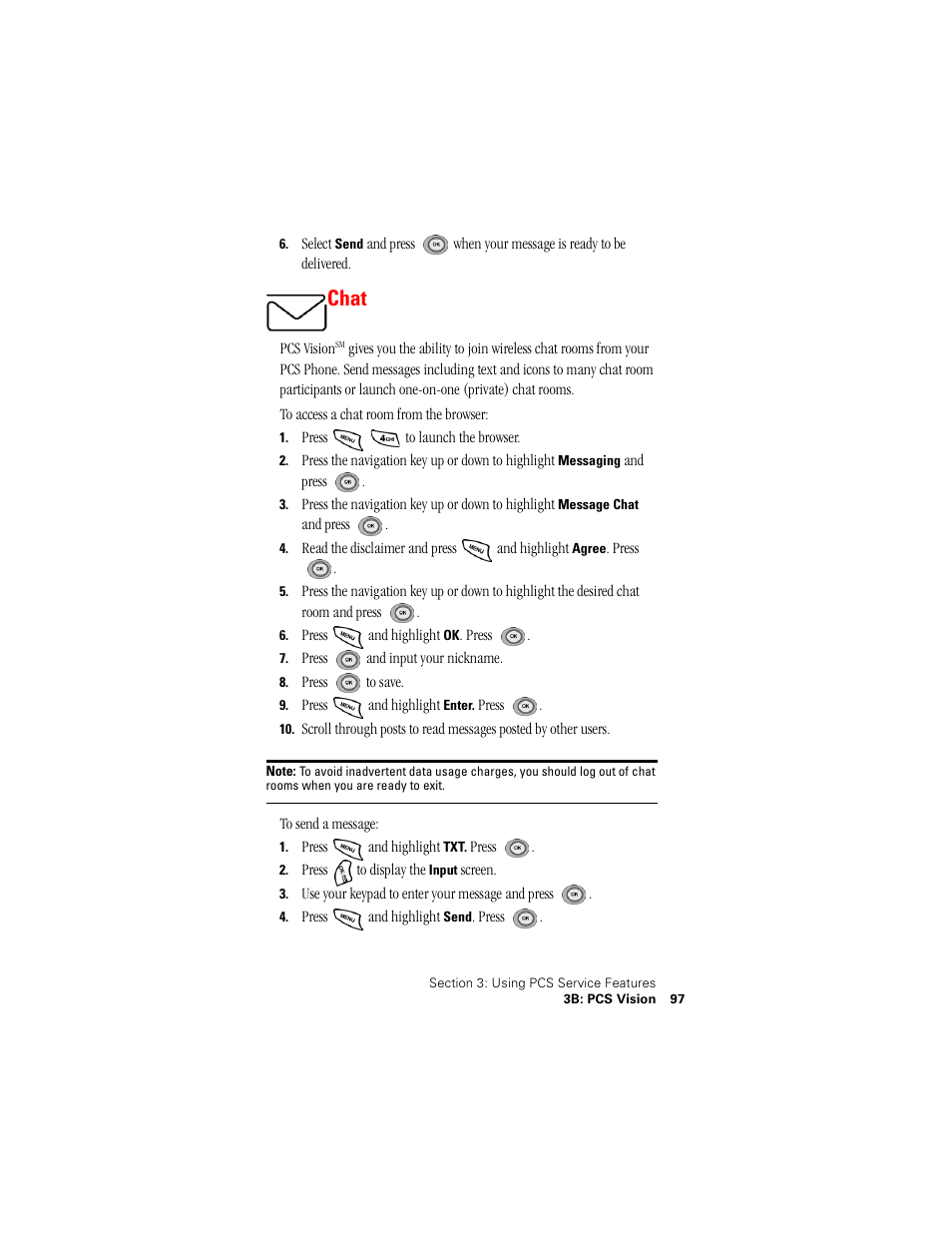 Chat | Samsung SPH-N400 User Manual | Page 98 / 131