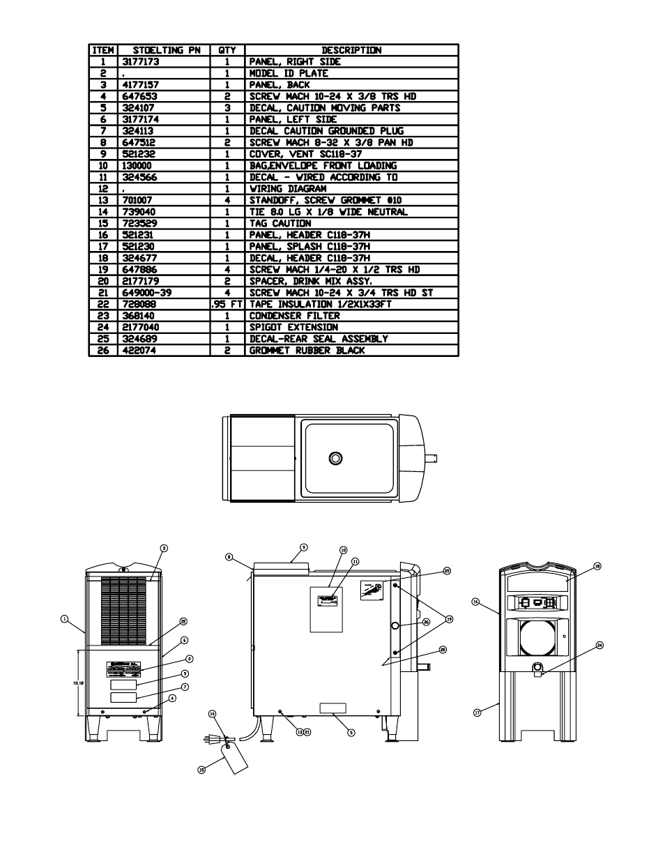 Stoelting SC118 User Manual | Page 25 / 33