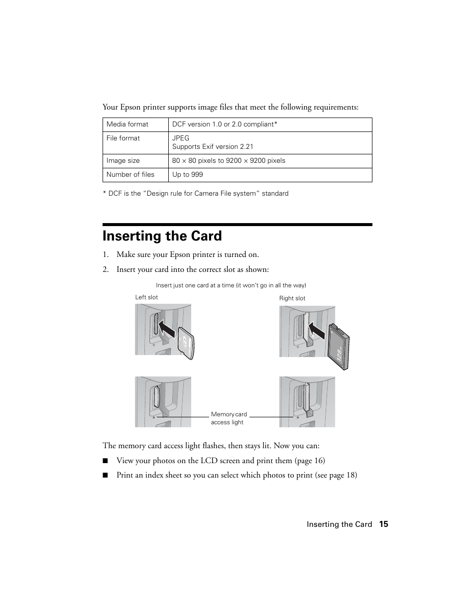 Inserting the card | Stoelting Futura 112 User Manual | Page 15 / 52
