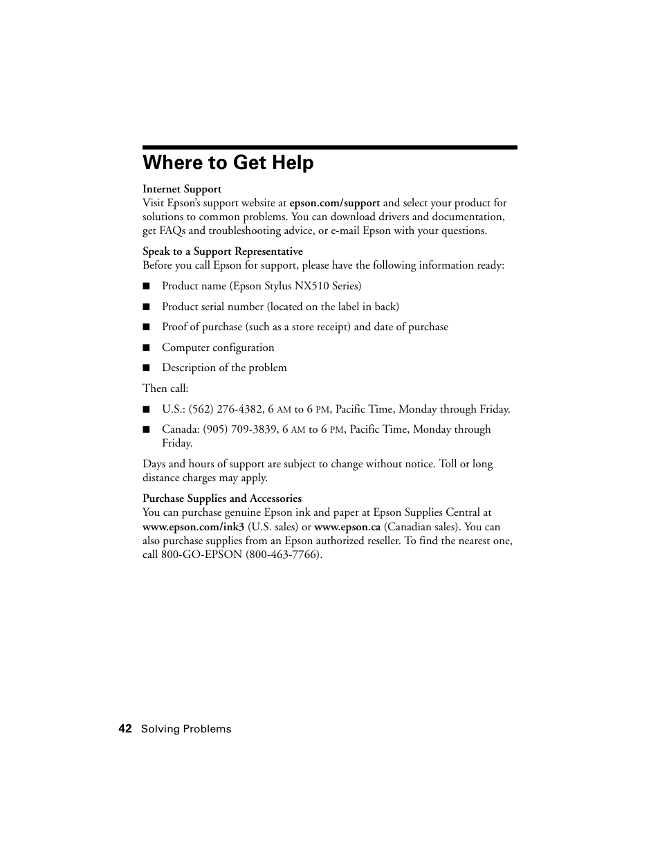 Where to get help | Stoelting Futura 112 User Manual | Page 42 / 52