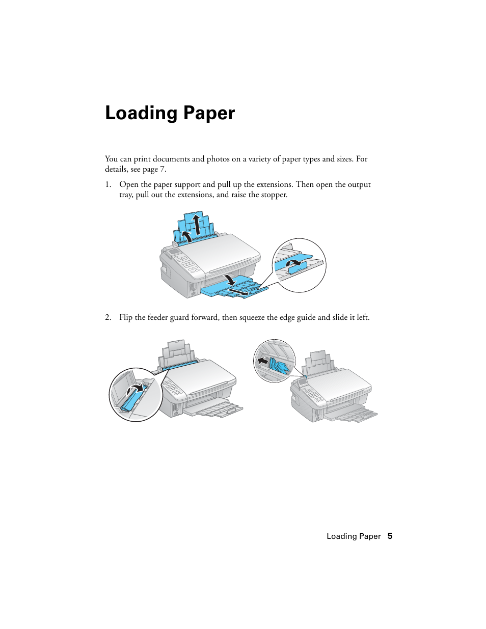Loading paper | Stoelting Futura 112 User Manual | Page 5 / 52