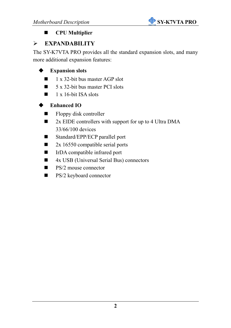 SOYO SY-K7VTA PRO User Manual | Page 6 / 98