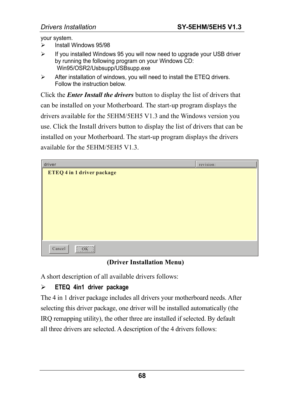 SOYO ETEQ82C663 AGP User Manual | Page 73 / 76