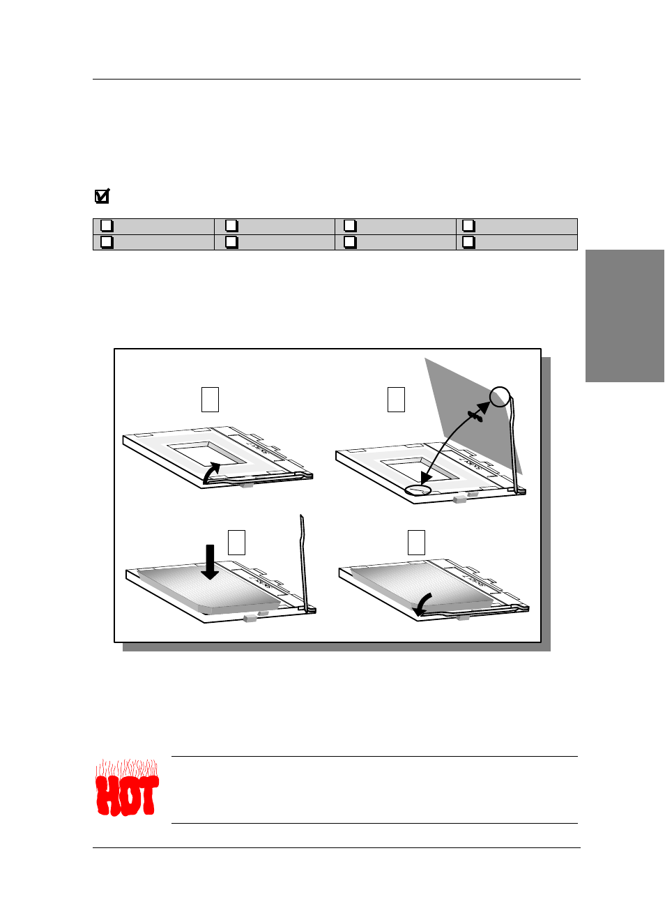 Install the motherboard, Mark your cpu frequency, Cpu mount procedure | SOYO SY-6IZA User Manual | Page 7 / 24