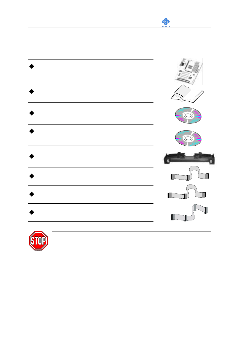 2 unpacking the motherboard | SOYO Motherboard SY-6BA+ IV User Manual | Page 24 / 103