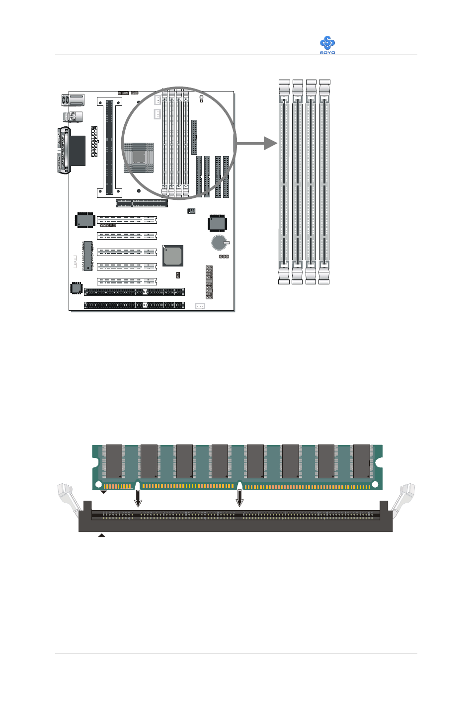 Hardware installation sy-6ba+ iv 26 | SOYO Motherboard SY-6BA+ IV User Manual | Page 30 / 103