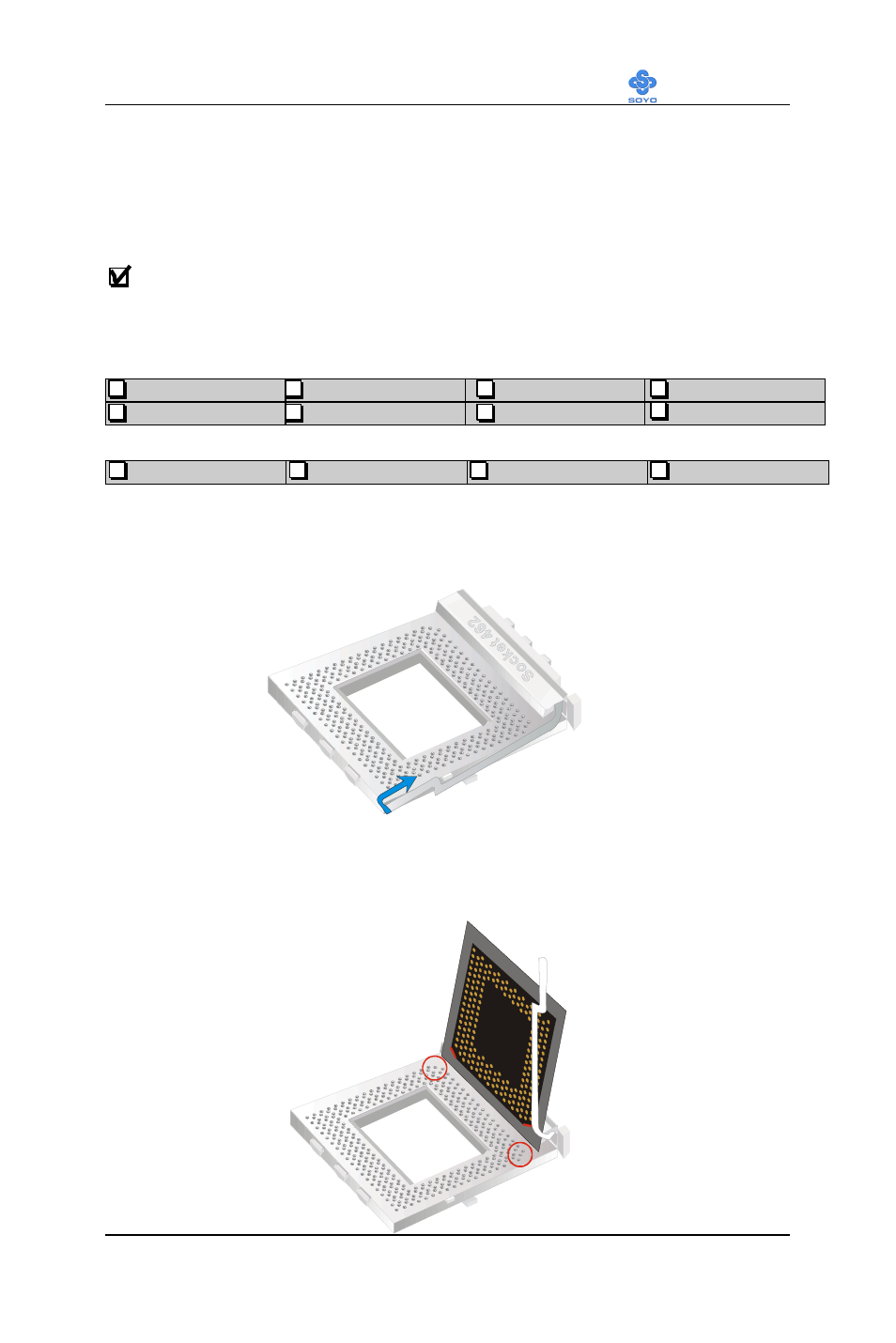 3.1 cpu installation, Mark your cpu frequency | SOYO SY-K7VTA User Manual | Page 26 / 96