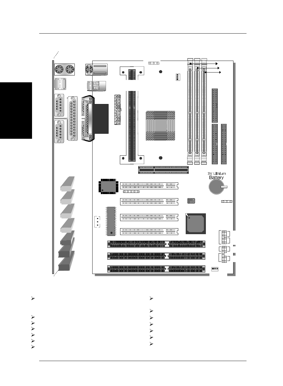 Sy-6be+ motherboard layout key features, Sy-6be+ quick start guide 4 introduction, Intel | Ø supports intel pentium | SOYO SY-6BE+ User Manual | Page 4 / 18