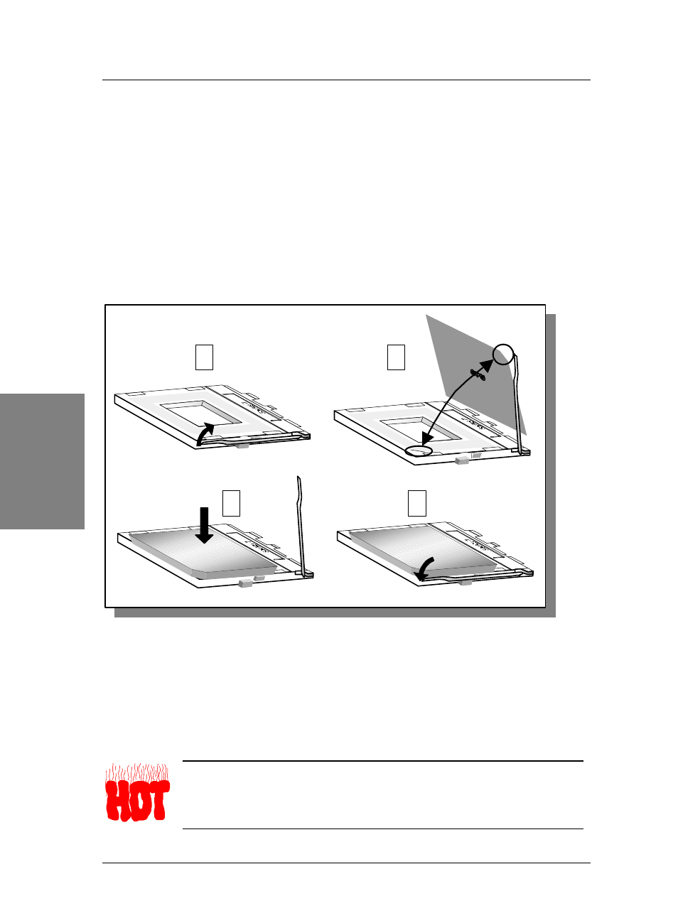 Install the motherboard, Cpu mount procedure | SOYO Super 7 V1.1 User Manual | Page 8 / 24