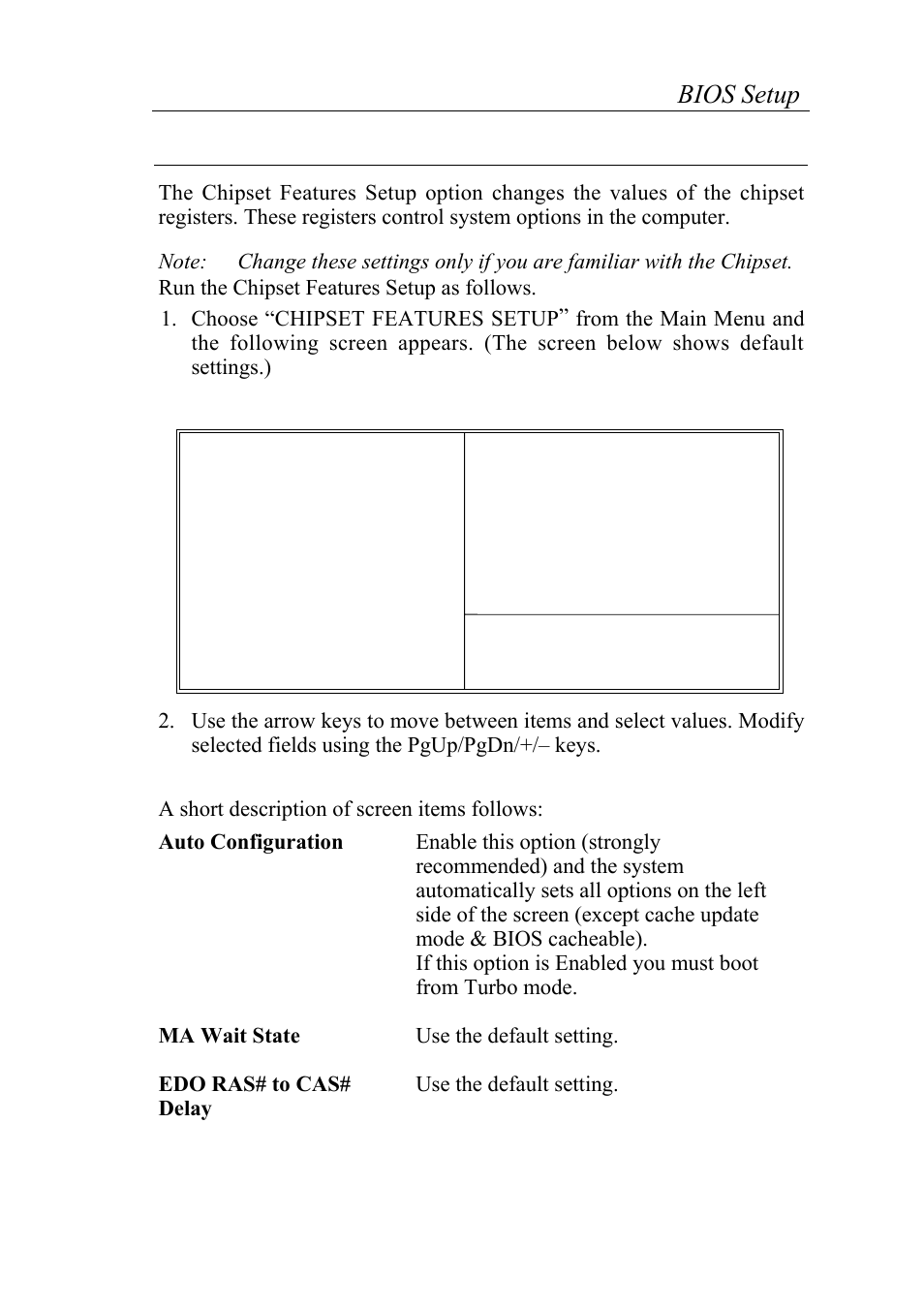 Chipset features setup, 24 bios setup | SOYO 6KB82440 User Manual | Page 28 / 46