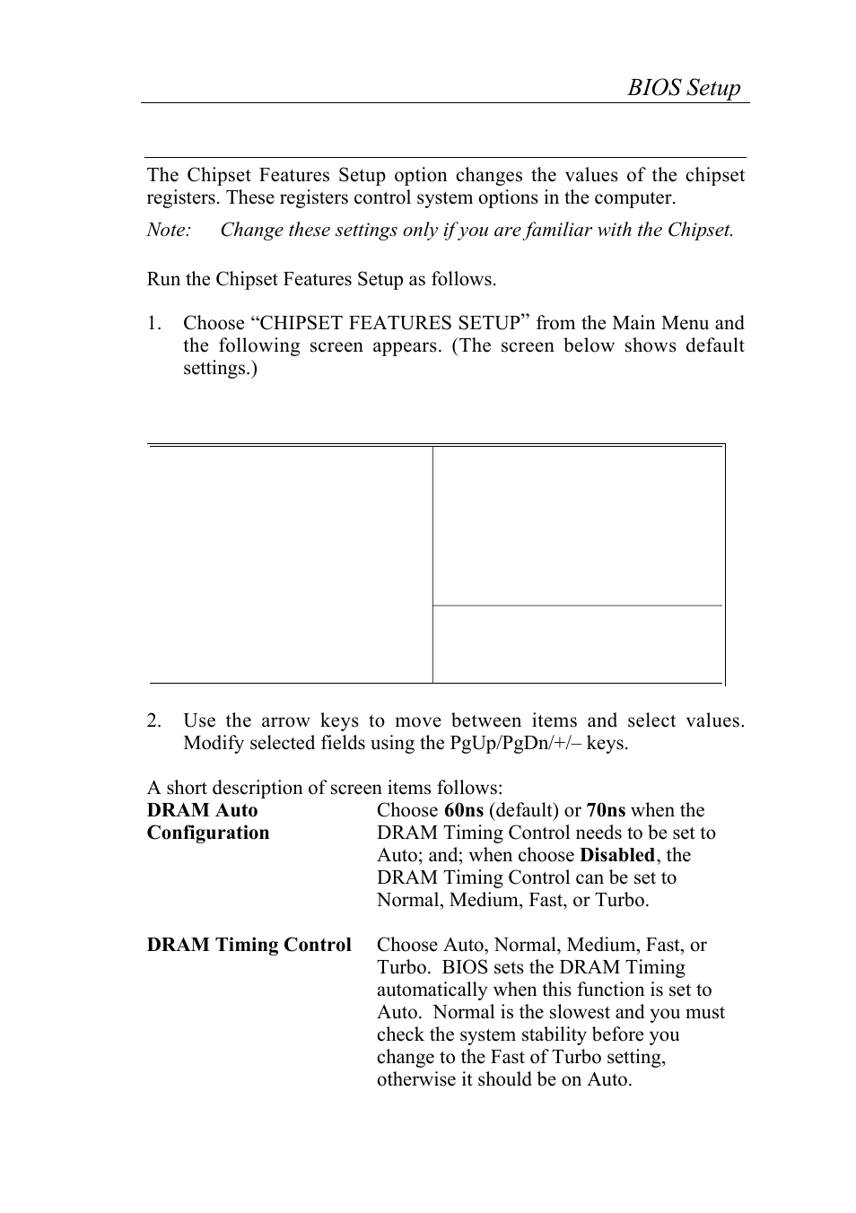 Chipset features setup, 24 bios setup | SOYO 5EAS5 P55C User Manual | Page 28 / 43