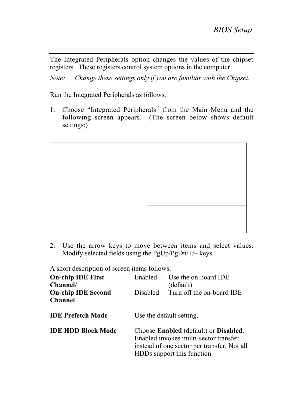 Integrated peripherals, 32 bios setup | SOYO 5EAS5 P55C User Manual | Page 36 / 43