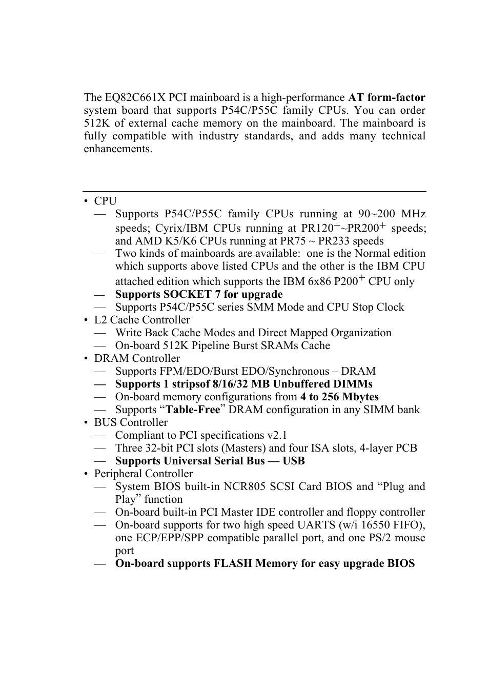 1introduction, Key features | SOYO 5EAS5 P55C User Manual | Page 5 / 43