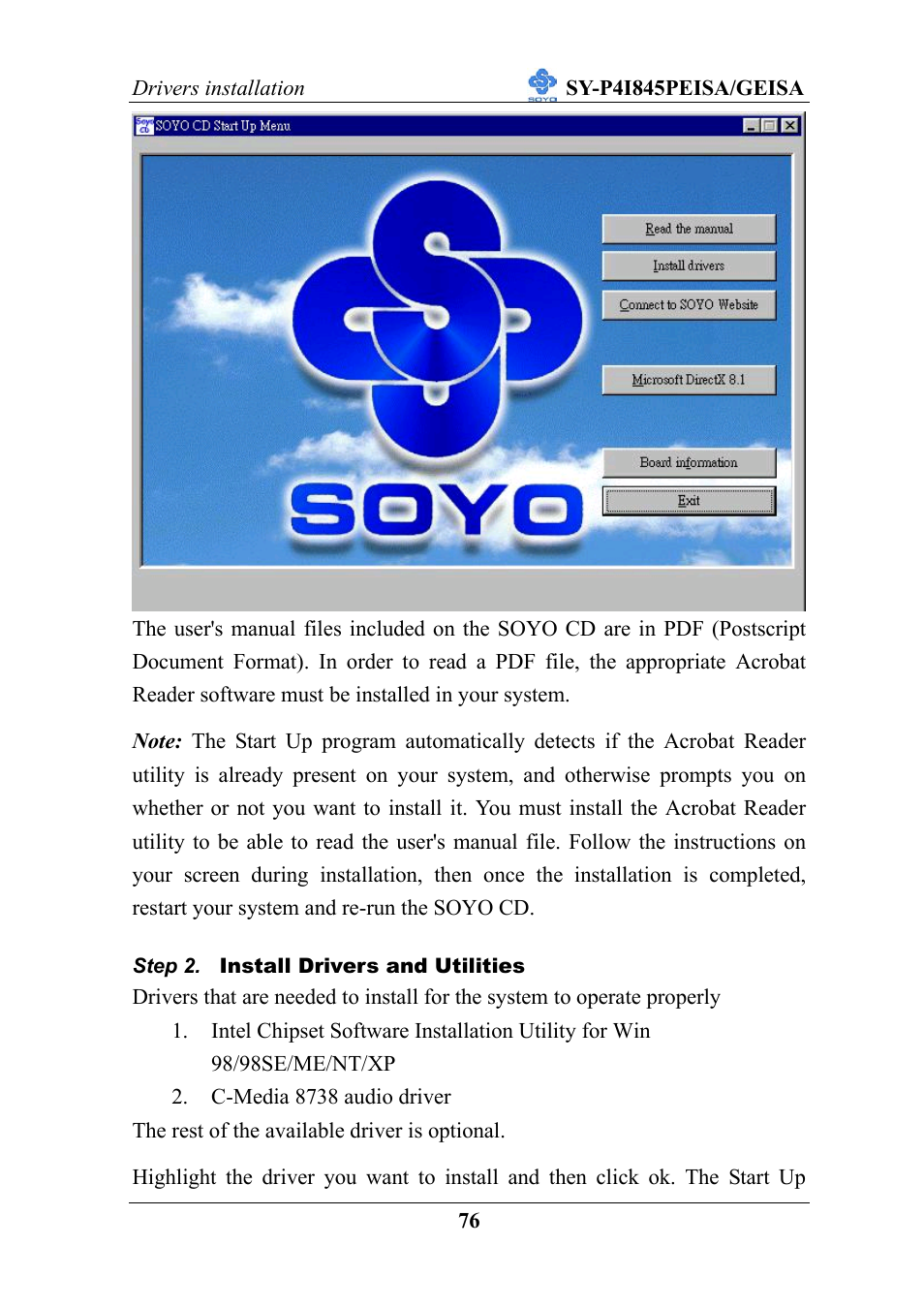 SOYO SY-P4I845PEISA User Manual | Page 81 / 87