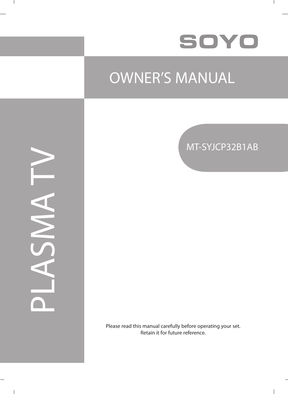 SOYO MT-SYJCP32B1AB User Manual | 74 pages