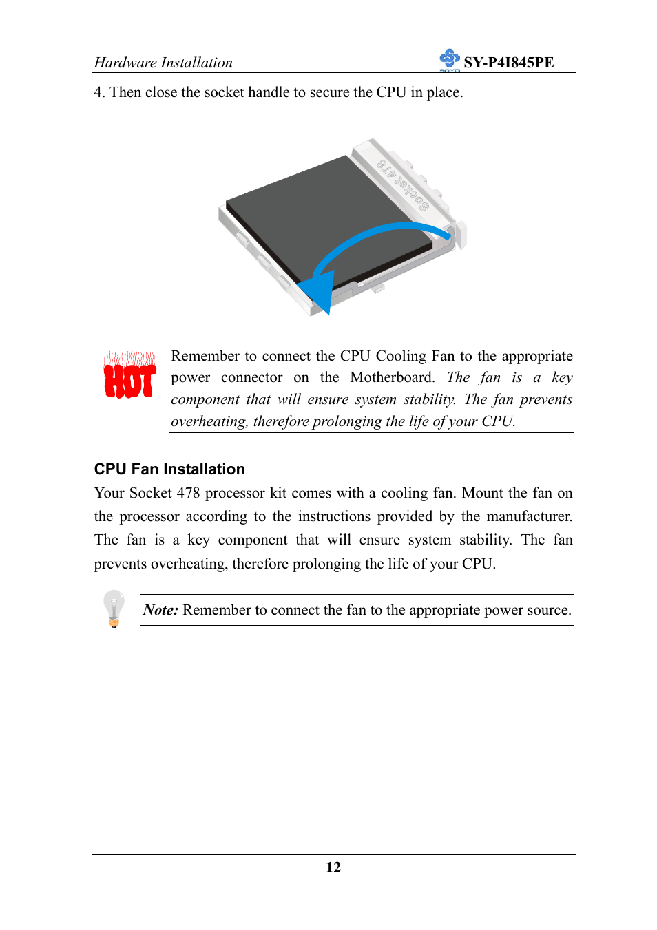 SOYO SY-P4I845PE User Manual | Page 16 / 95