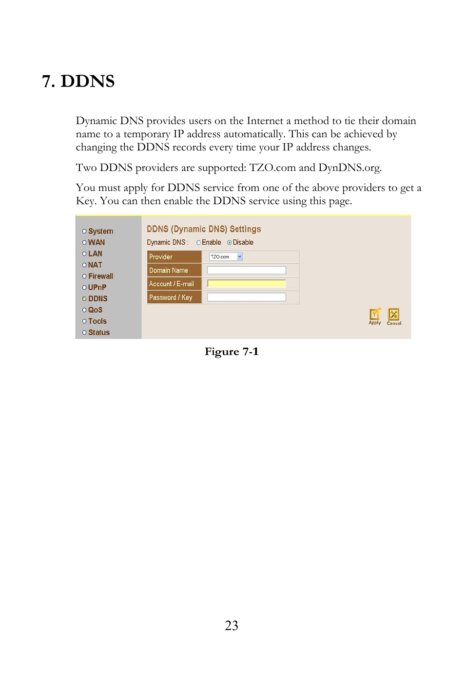 Ddns | SOYO AVRO3001 User Manual | Page 26 / 40