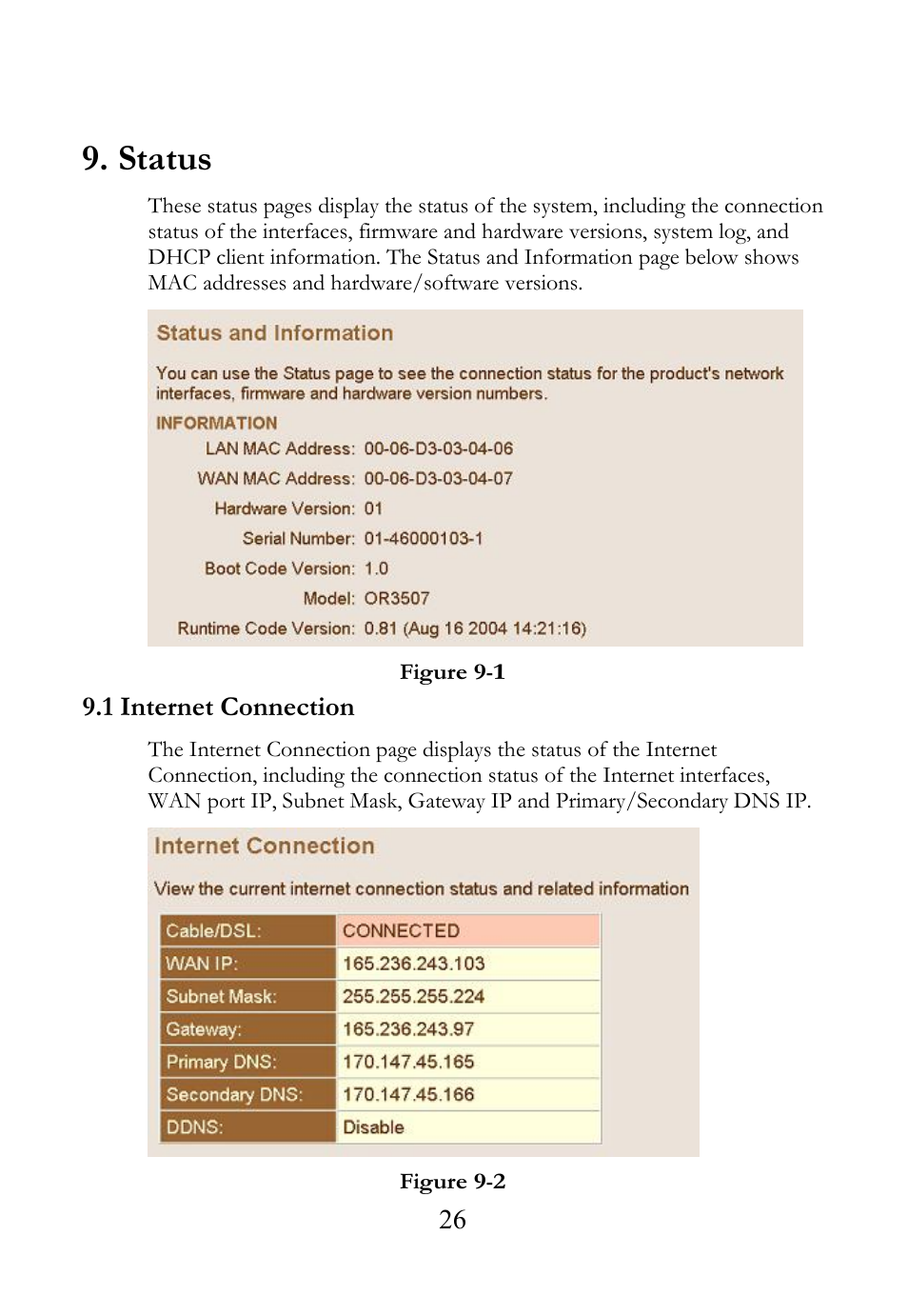 Status | SOYO AVRO3001 User Manual | Page 29 / 40
