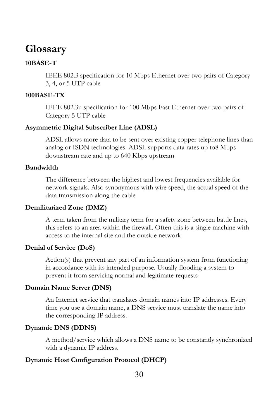 Glossary | SOYO AVRO3001 User Manual | Page 33 / 40