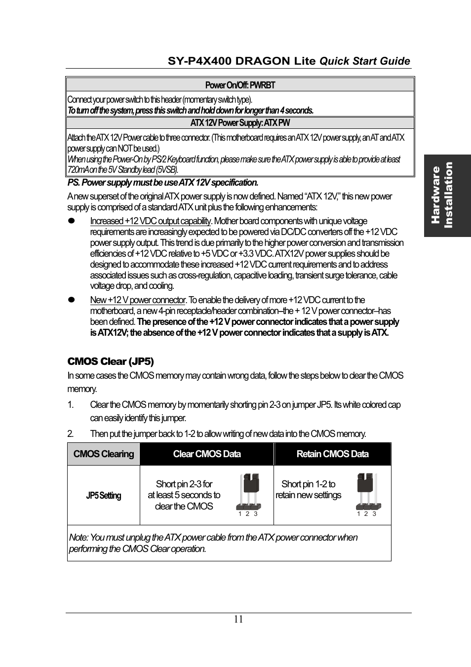 SOYO SY-P4X400 User Manual | Page 11 / 30