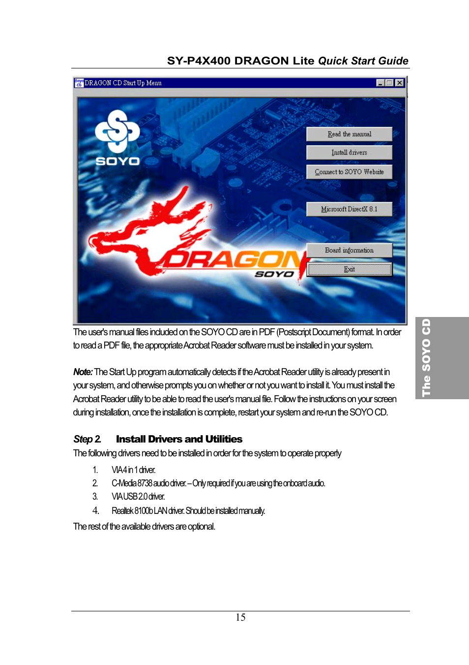 SOYO SY-P4X400 User Manual | Page 15 / 30