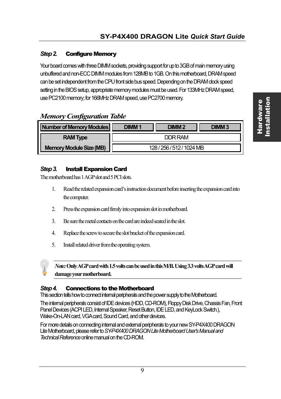 SOYO SY-P4X400 User Manual | Page 9 / 30