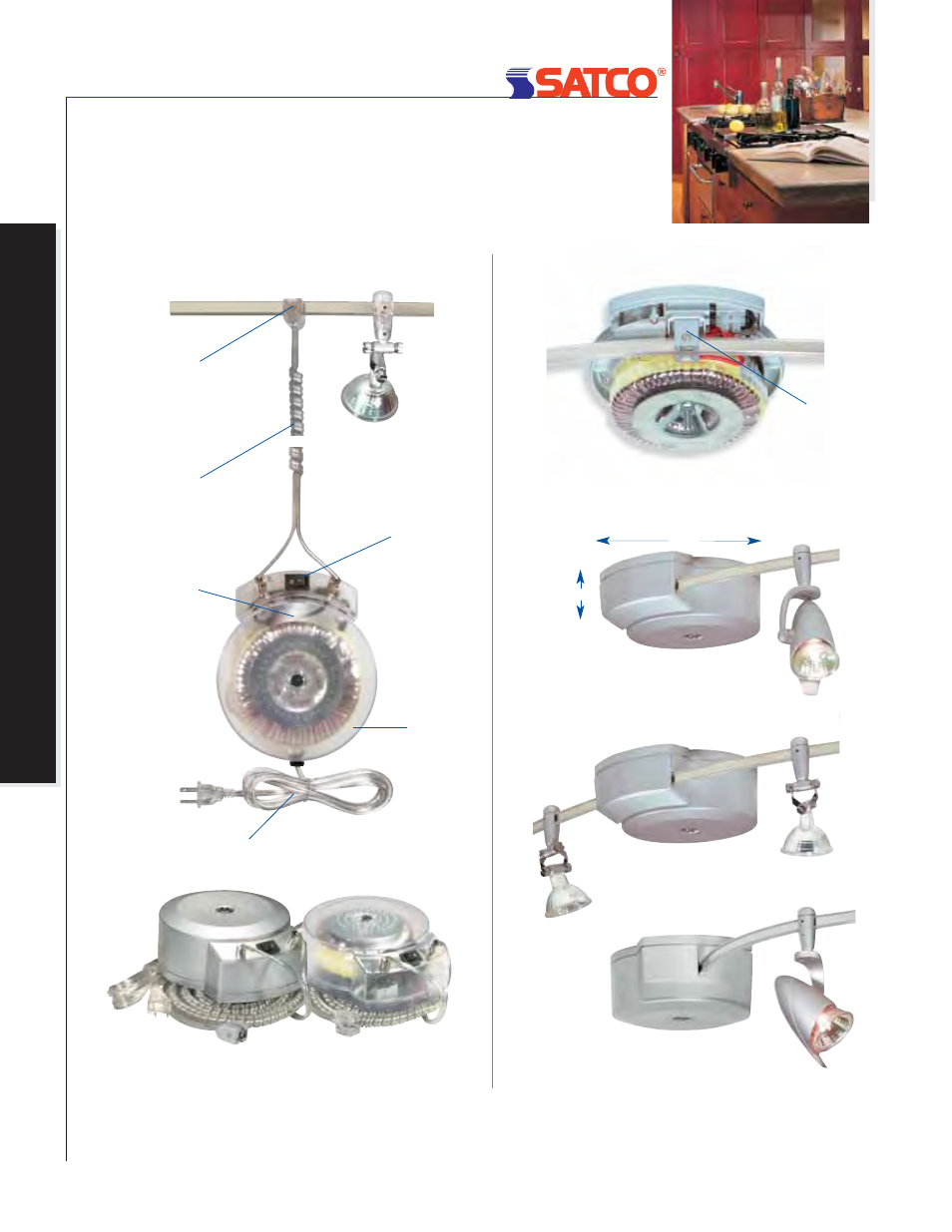 Kits, Flexible track, Flexible tr ac k kits | Satco Products R30 Soft Square User Manual | Page 13 / 13