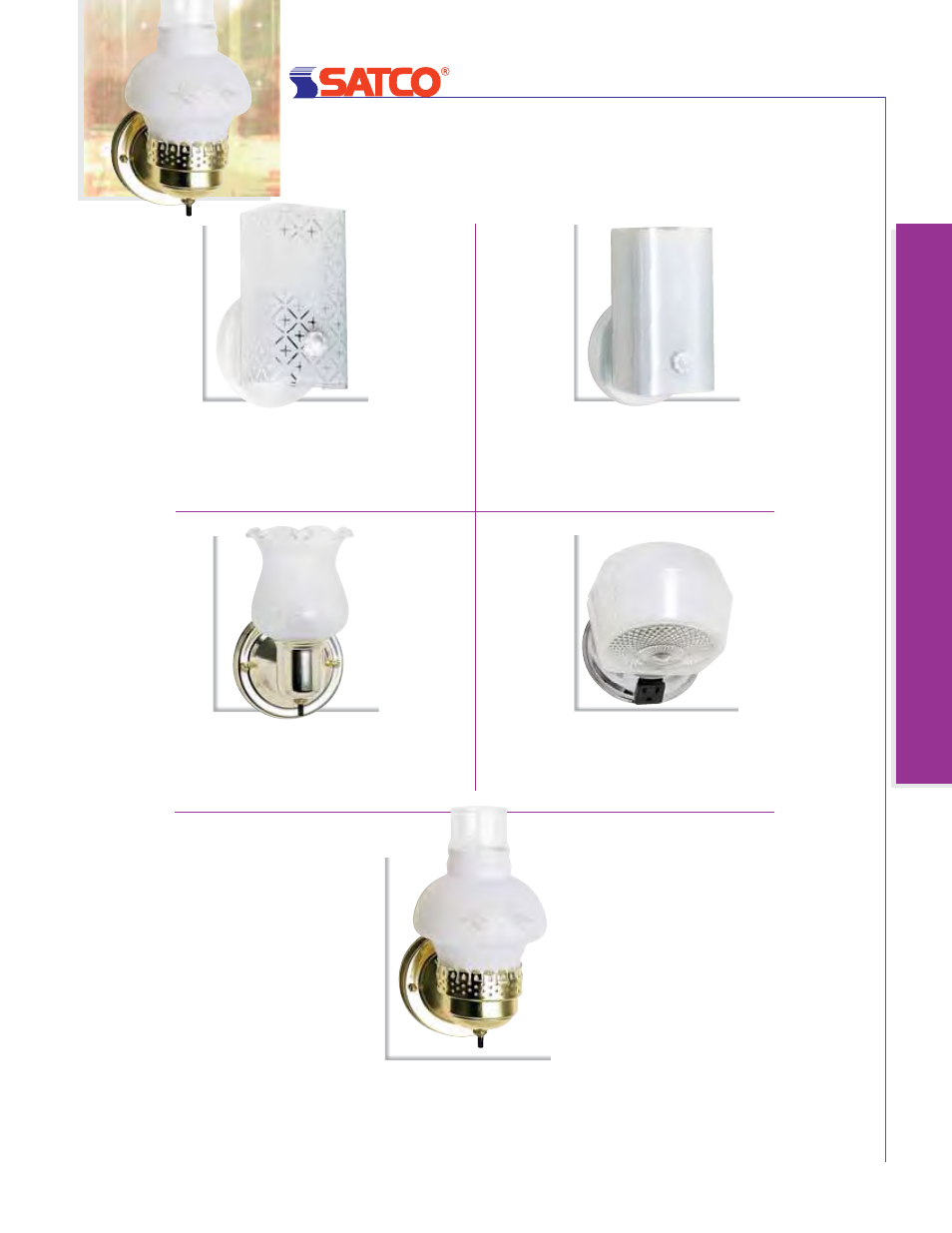 Wall fixtures, Vanity, Vanity & w all f ixtures | Satco Products 76-693 User Manual | Page 43 / 64