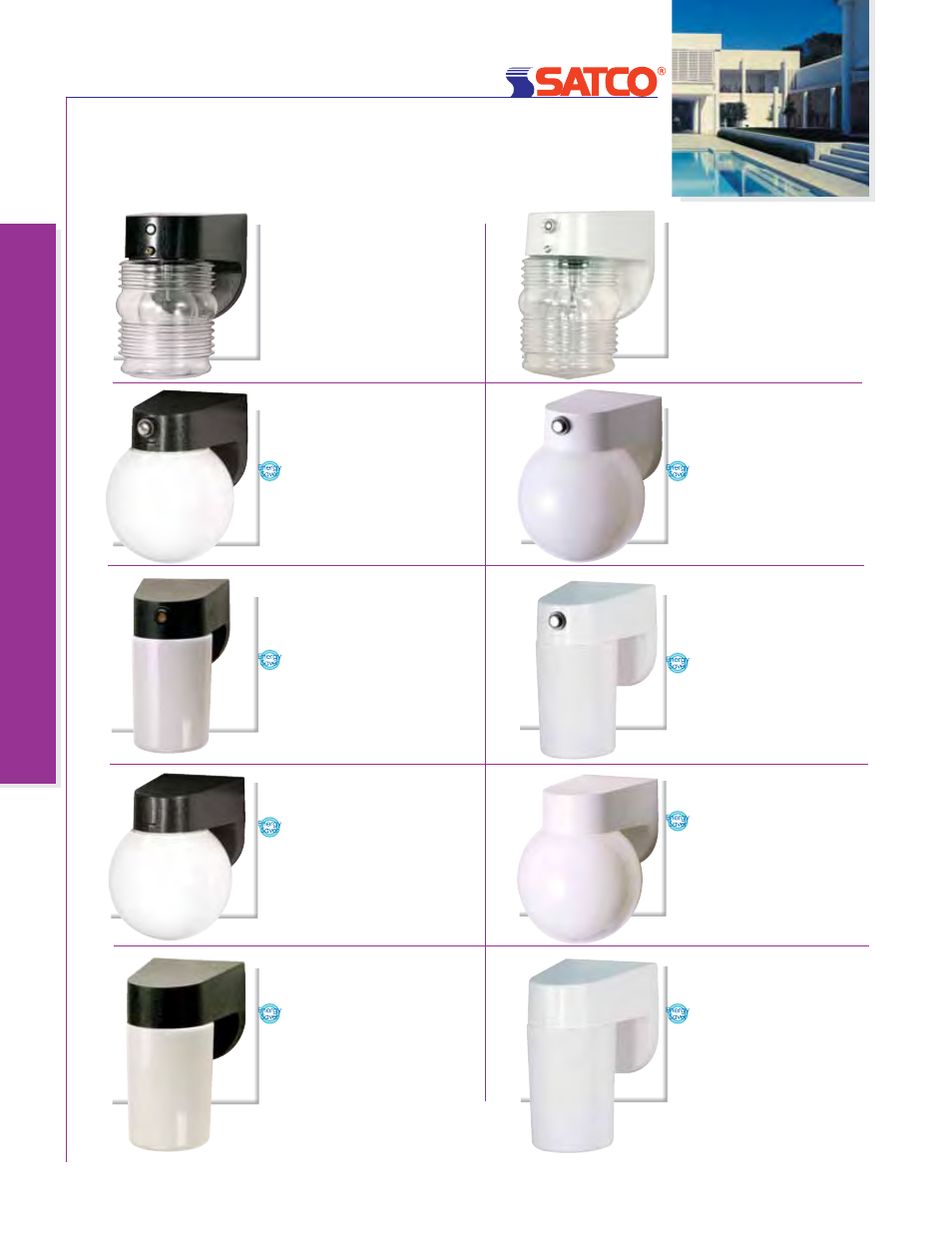 Wall fixtures, Porch, Por ch w all f ixtures | Satco Products 76-693 User Manual | Page 52 / 64