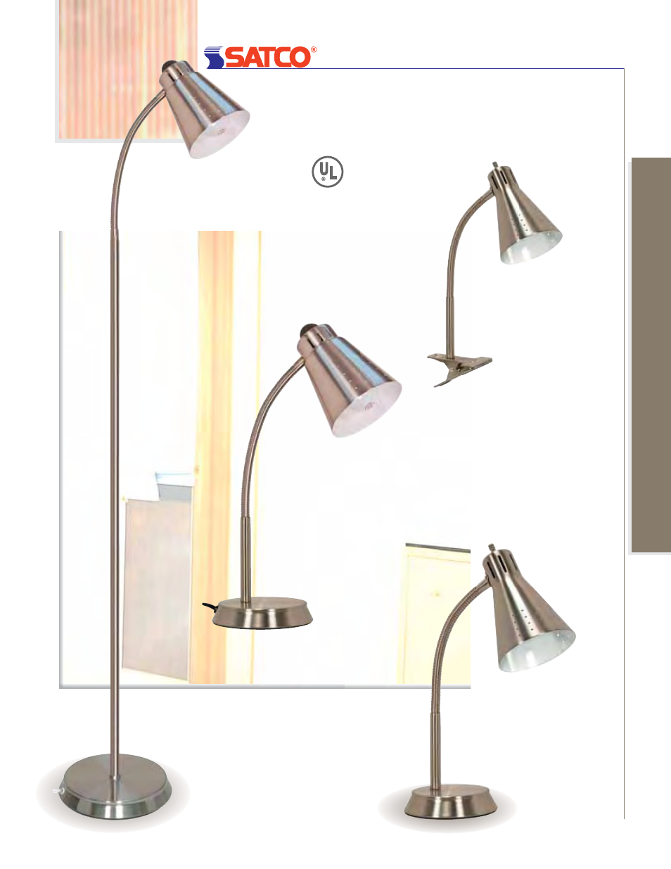 Desk lamps, Floor, Desk lamps & specialty lighting | Satco Products 60-800 User Manual | Page 6 / 26