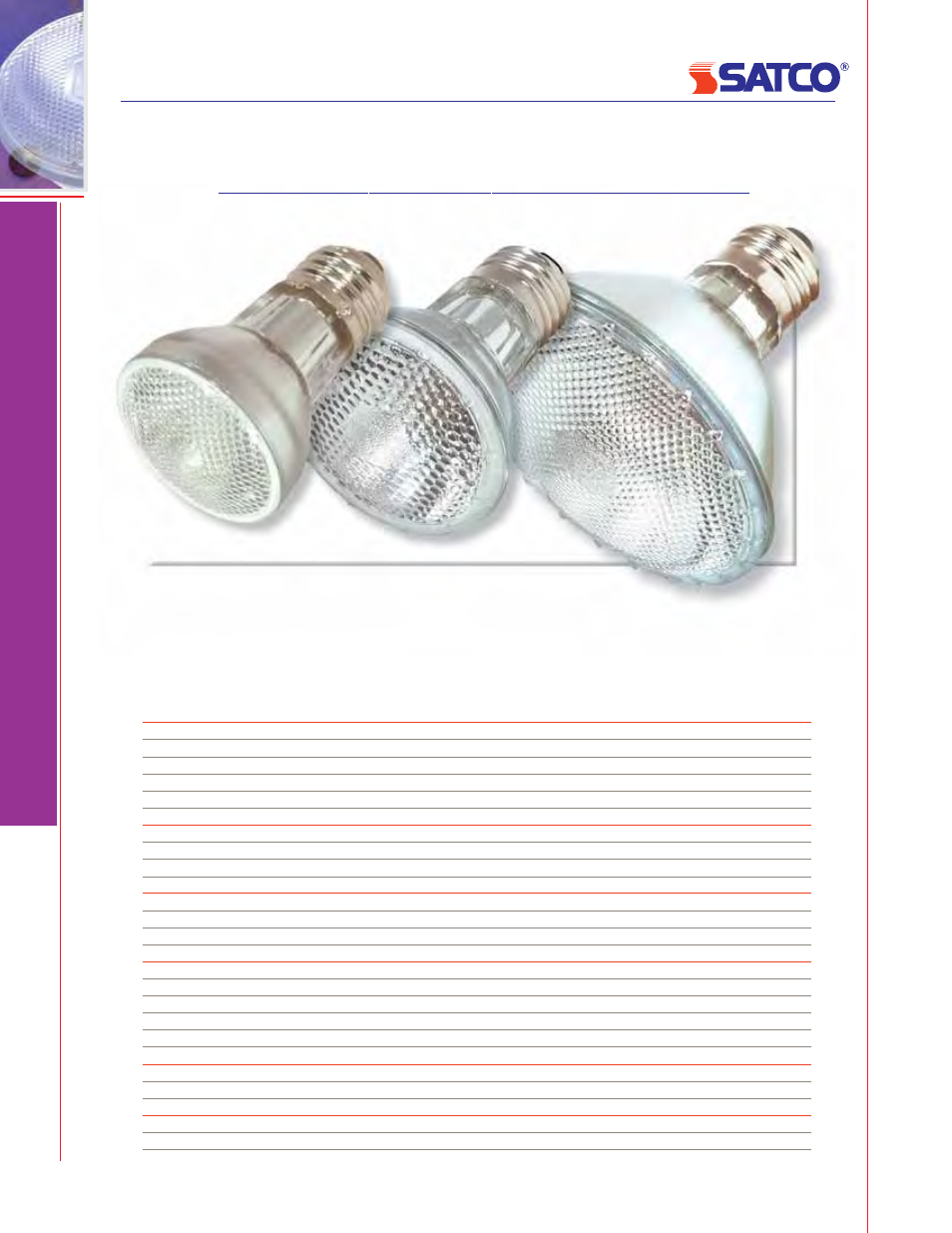 Satco Products Halogen PAR30 User Manual | 22 pages