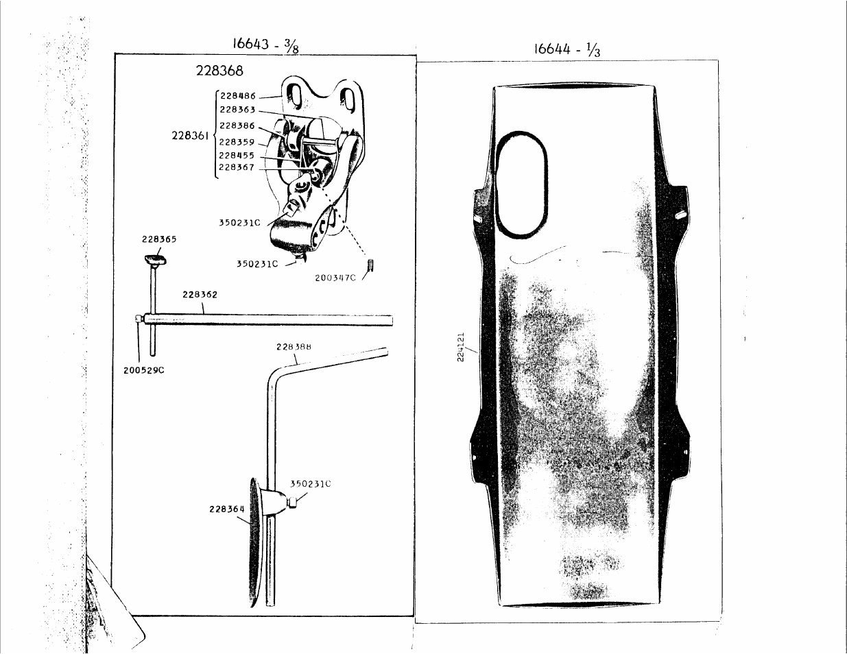 16643 - 3/g, 16644 - уз | SINGER 112W140 User Manual | Page 26 / 32