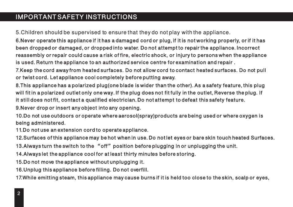 Т³гж 3, Important safety instructions | SINGER ESP 2 User Manual | Page 3 / 15